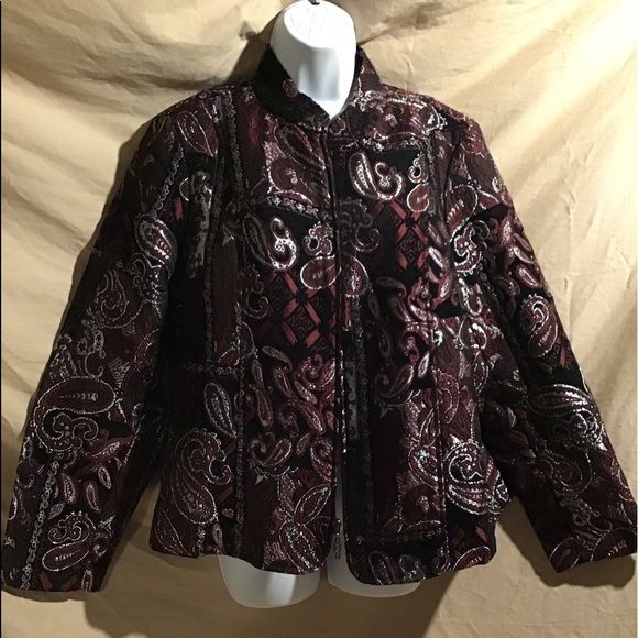 NWOT Christopher& Banks tapestry jacket - Picture 1 of 3